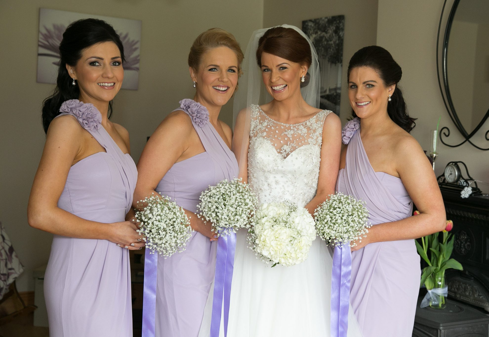 Lavender bridesmaids