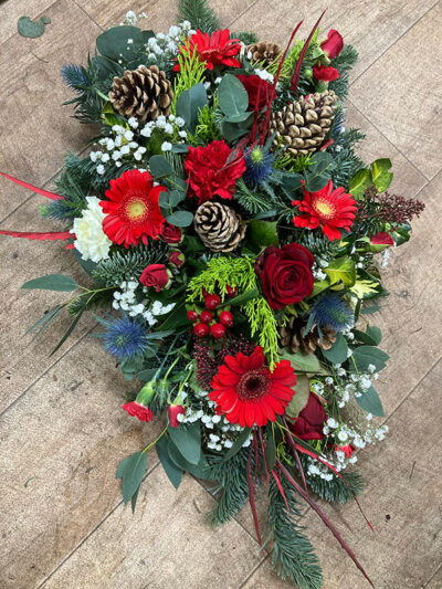 Large Christmas Grave Wreath