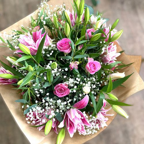 deluxe lily bouquet