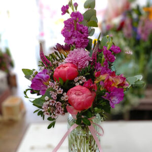 summer eco vase flowers