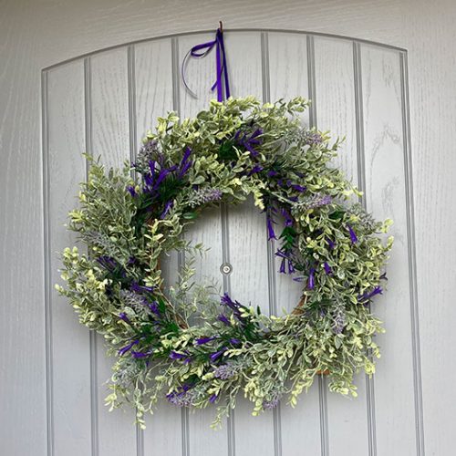 Summer lavender wreath