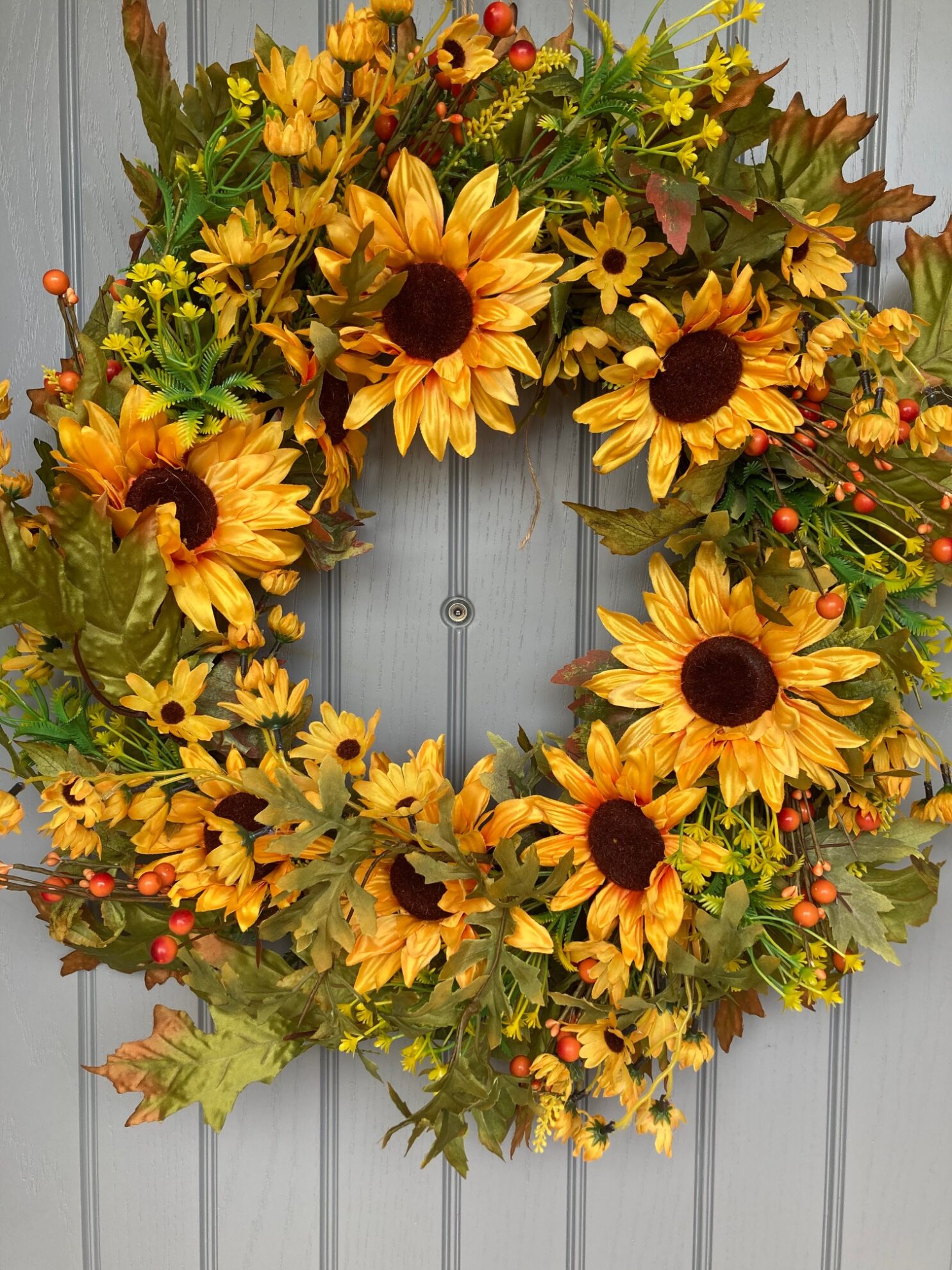 sunflower autumn wreaths
