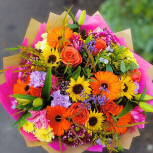 luxurious autumn flowers