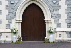 Milk Churns Church Entrance