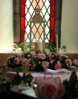 Civil Ceremony Altar Arrangement